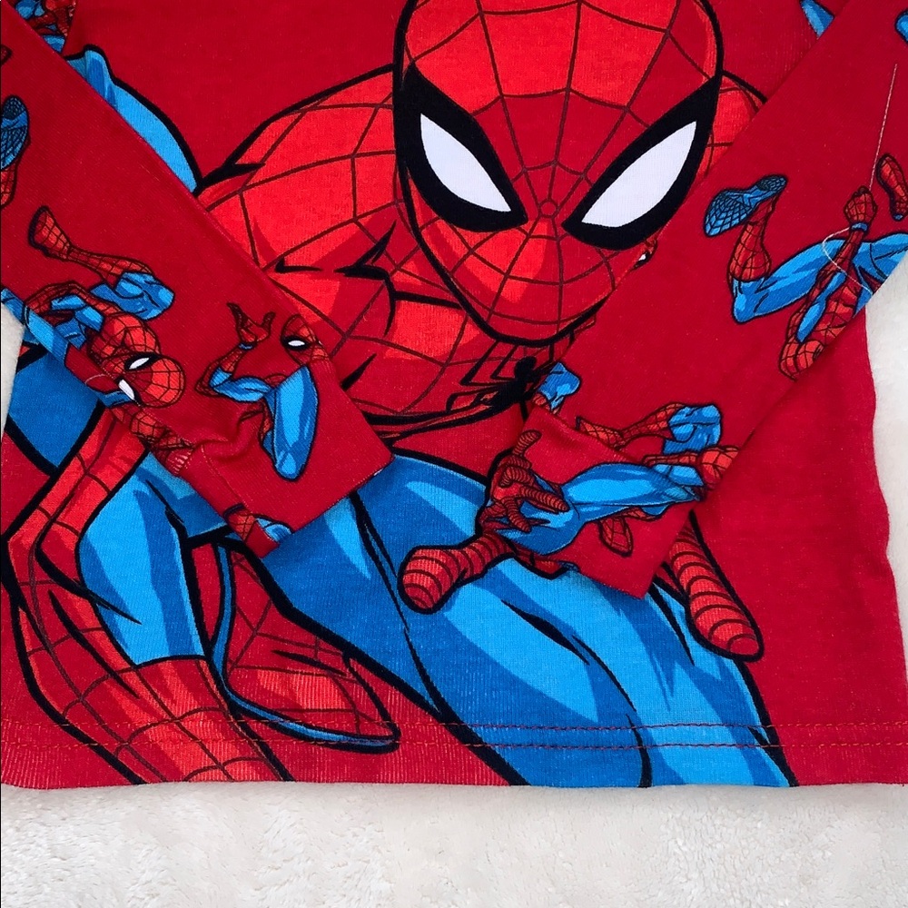 Spider-Man Pajama Set 2T EUC Marvel Spiderman - Picture 3 of 7